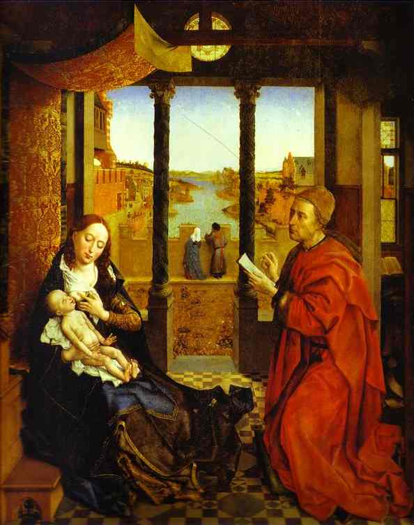 a Portrait of the Virgin Mary, known as St. Luke Madonna